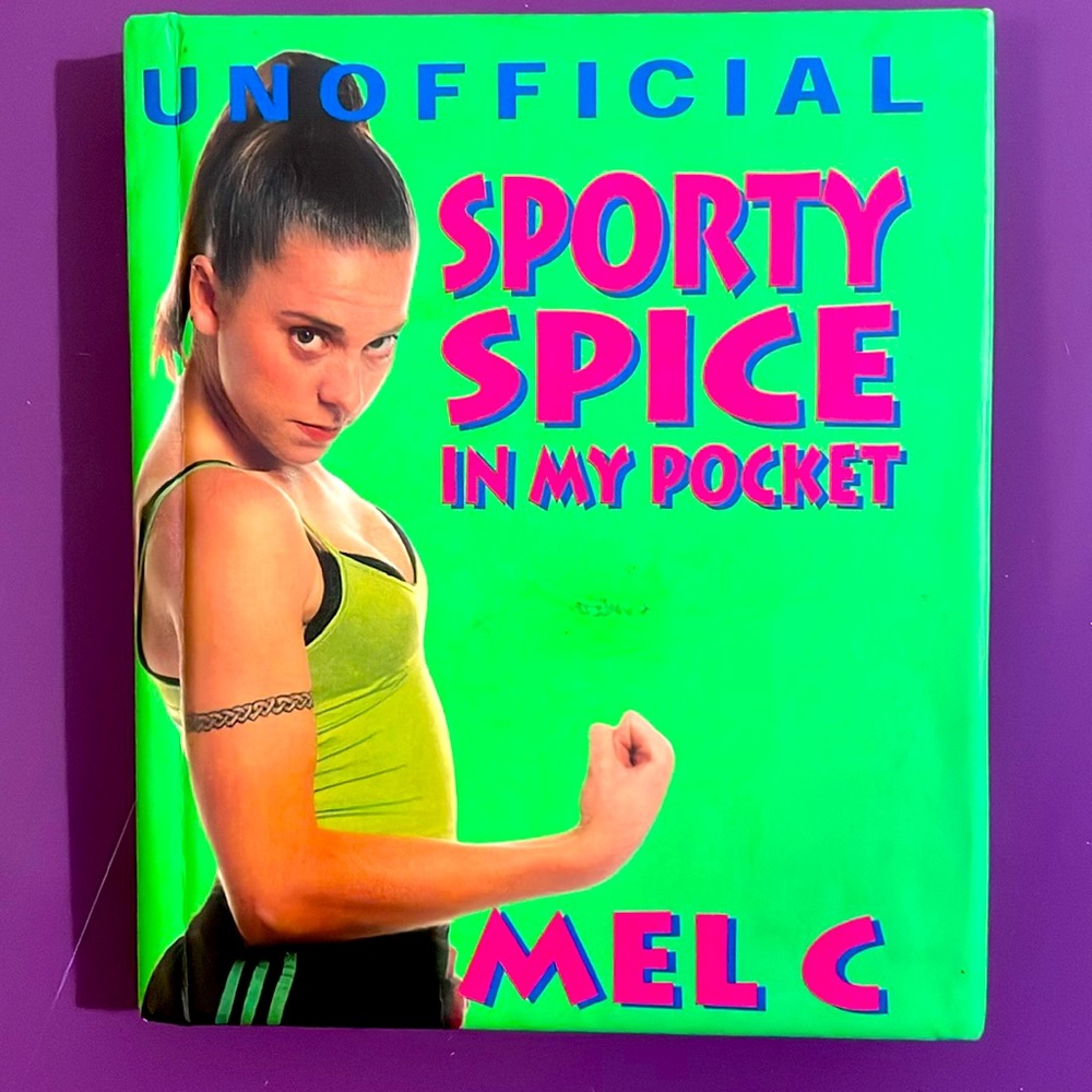 Vtg Spice Girls. Unofficial Sporty Spice In My Pocket Mel C. Little book.
